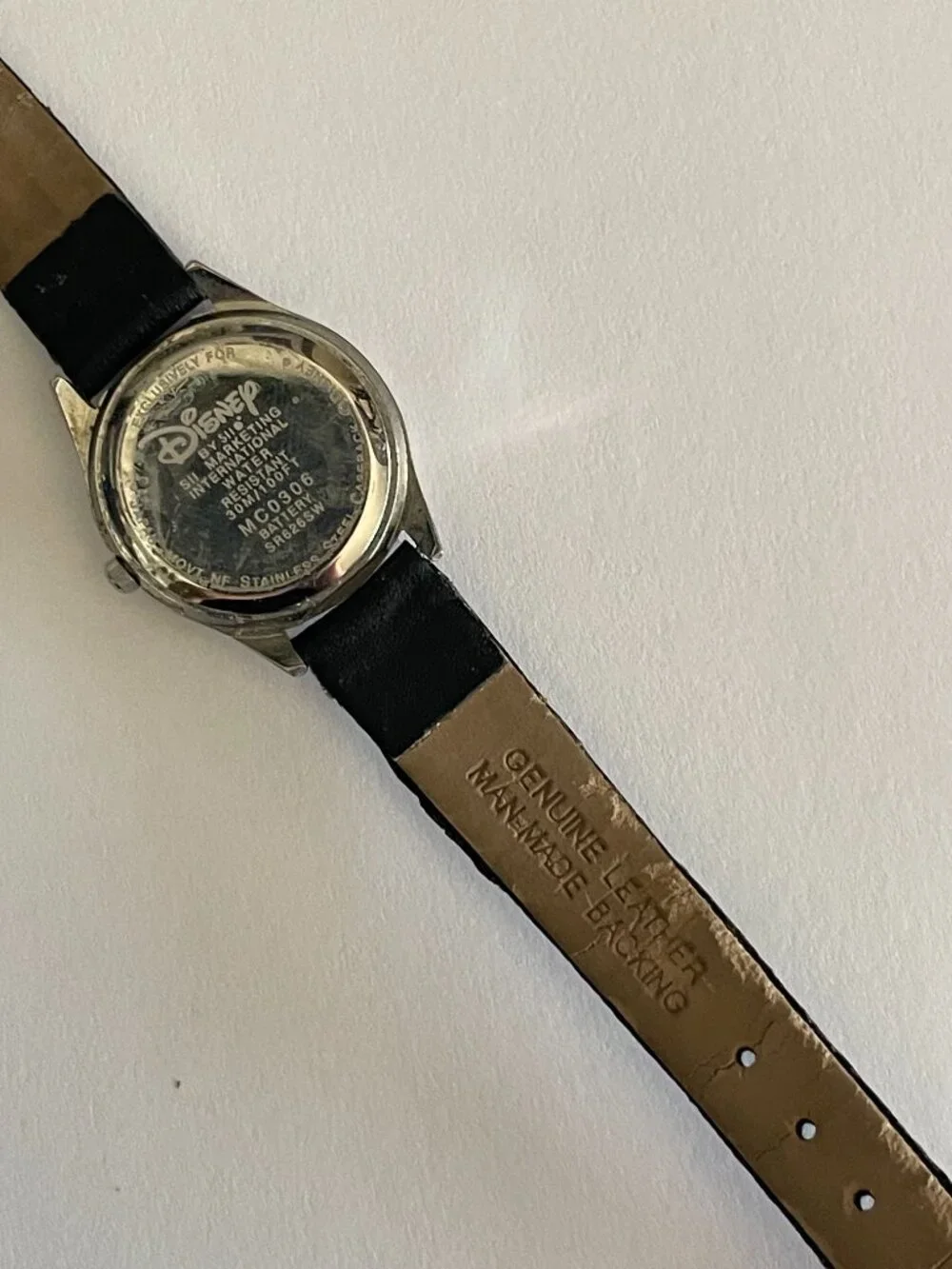 Vintage Disney Mickey Mouse Watch with leather band